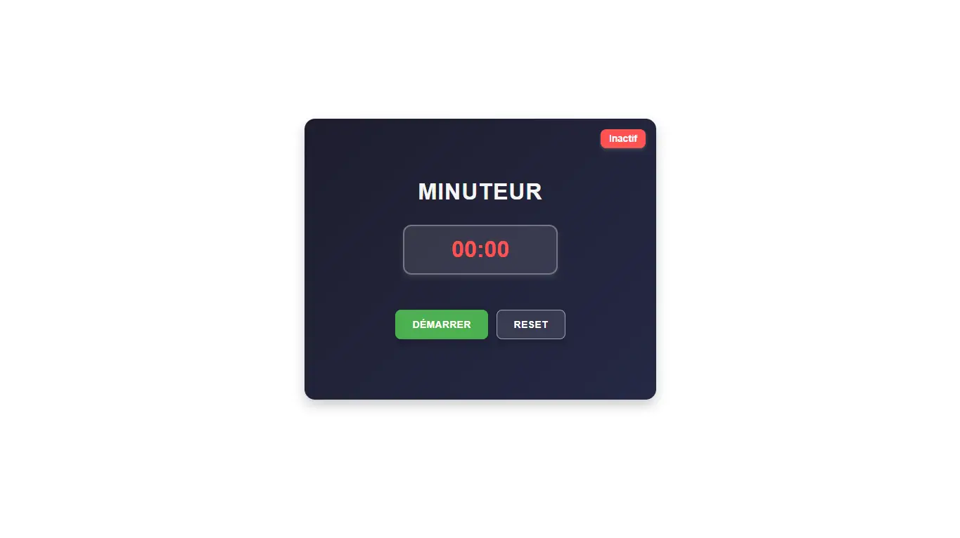 Image représentant le projet Chronomètre ⏱️