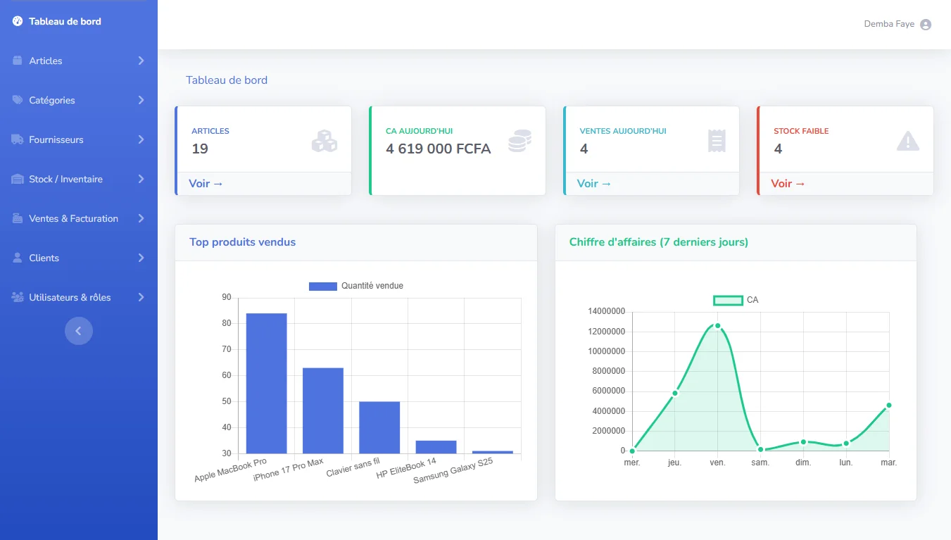 Image représentant le projet OptiStock 📦